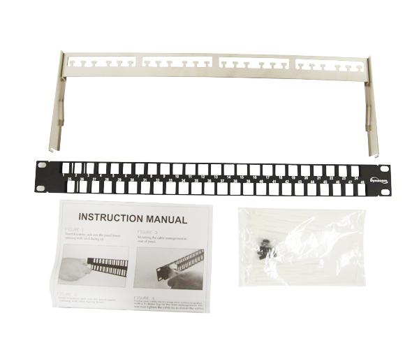 Ultra-High Density Blank Patch Panel, - 48-Port _ 8 of 8