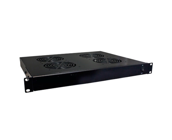 Horizontal Rack Mount Quad Fan, 300 CFM