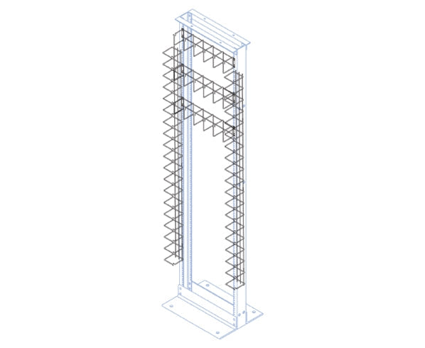 D-Ring Vertical Cable Manager