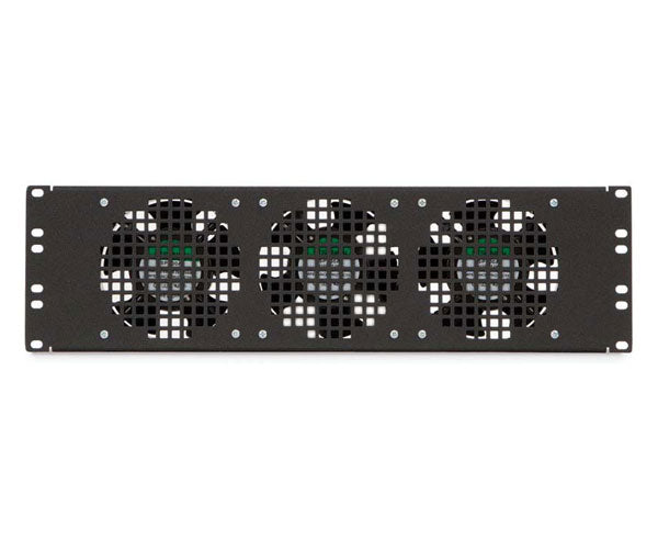 Network 3U Rack-Mount Triple Fan Panel, 115 CFM Fans