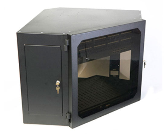 Network Rack, Corner Wall Mount Enclosure, 12U 1 of 9 of 10