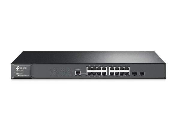 JetStream 16-Port Gigabit L2 Managed Ethernet Switch with 2 SFP Slots