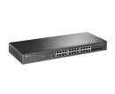 JetStream 24-Port Gigabit L2+ Managed Switch with 4 10GE SFP+ Slots - angled view