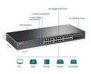 JetStream 24-Port Gigabit L2+ Managed Switch with 4 10GE SFP+ Slots - diagram