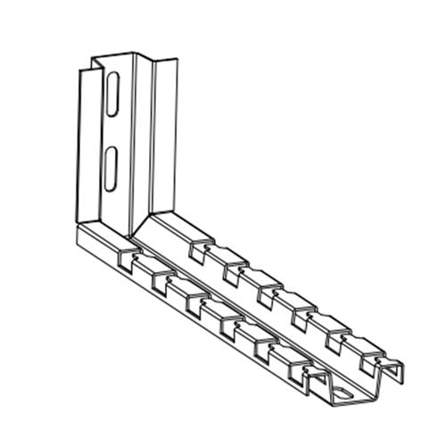 M-Type L Bracket - Wire Basket Wall Mounting