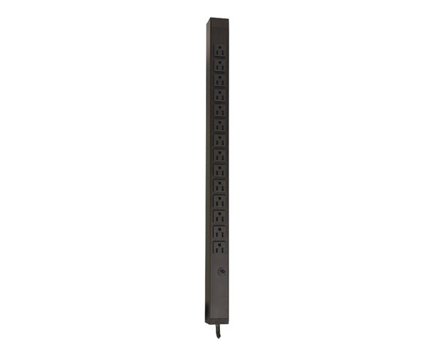 Basic Rack Mount PDU - 15A, 100-120V, 1.4kW w/NEMA 5-15R Outlets (Vertical)