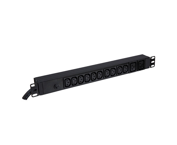 Basic Rack Mount PDU - 20A, 200-240V, 3.3-4.9kW w/IEC C13 & C19 Outlets