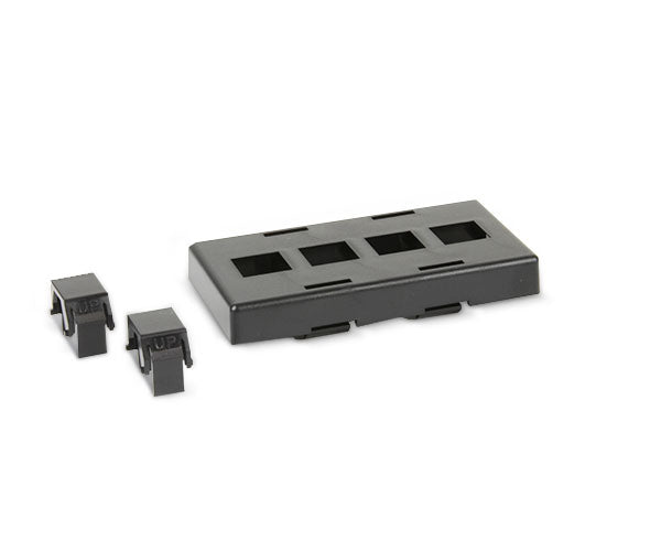 Faceplate, Modular Furniture Outlet - 4-Ports