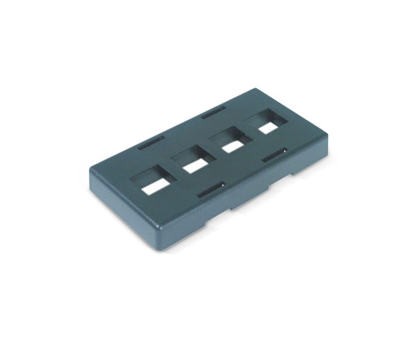 Faceplate, Modular Furniture Outlet - 4-Ports