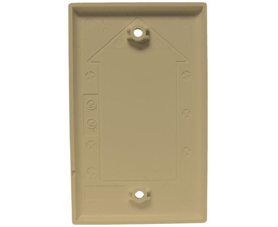 Blank Wall Plates, 2.3/4(W) x 4.1/2(H) - Ivory backside