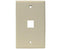 MIG+ Wall Plate, High Density 1 Ports - Ivory