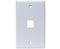 MIG+ Wall Plate, High Density 1 Ports - White