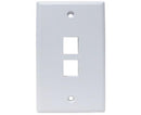 MIG+ Wall Plate, High Density 2 Ports - White