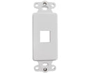 Decorative Wall Plate Insert - 1 Port