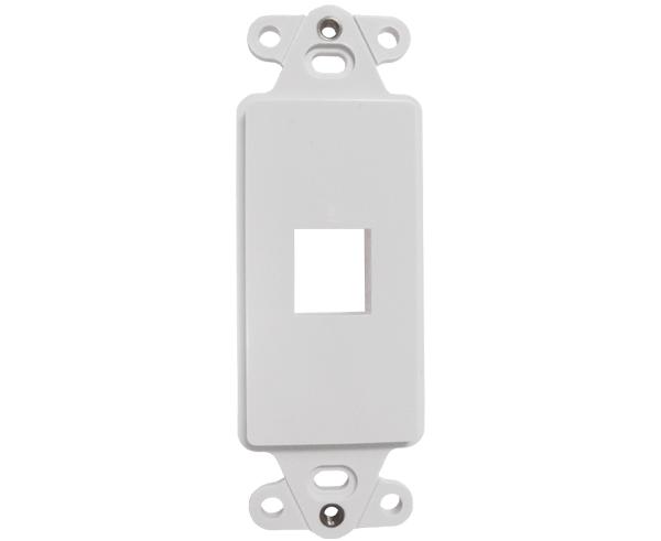 Decorative Wall Plate Insert - 1 Port