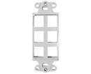 Decorative Wall Plate Insert - 6 Port