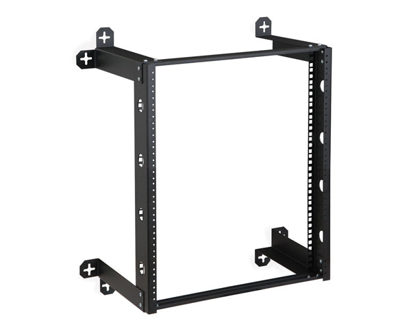 V-Line 12" Deep Open Frame Wall Mount Network Rack