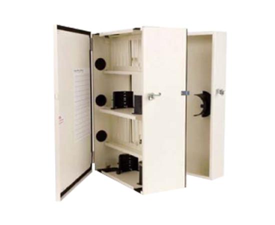 Fiber Wall Mount Enclosure, NEMA 12 Rated, 24 Panel & 144 Splice Capacity