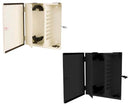 Fiber Wall Mount Enclosure, NEMA 12 Rated, 8 Panel & 48 Splice Capacity