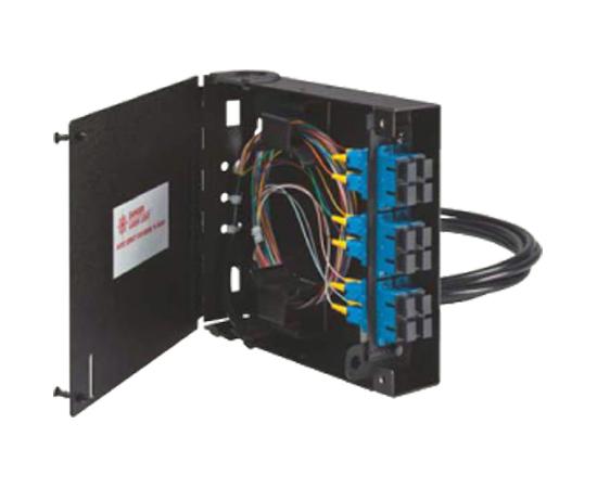 Fiber Wall Mount Enclosure, Single Door, 1 Panel Capacity