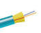 Distribution Fiber Optic Cable, 2 Strand, Multimode, 50/125 10 Gig OM4, Indoor/Outdoor, Riser