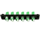 Fiber Adapter Panel, Single Mode, 12 Port LC/APC, Duplex